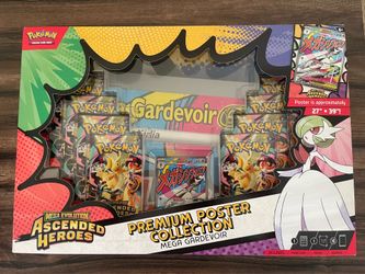 Pokemon Ascended Heroes Mega Gardevoir Premium Poster Collection