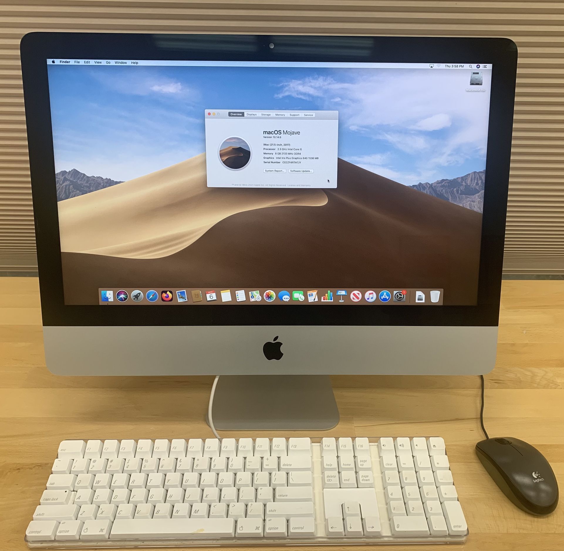 21.5" iMac 2017 series.