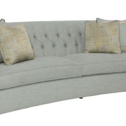 Bernhardt Furniture Candace Sofa With Nailhead Trim and Pillows