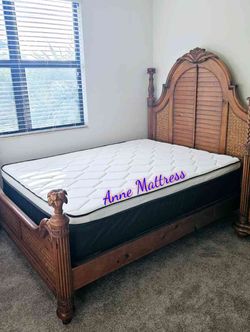 NEW QUEEN PILLOW TOP MATTRESS AND BOX SPRING