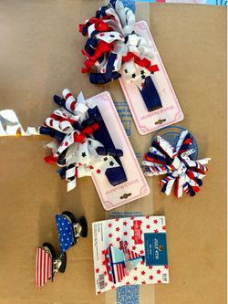 Fourth of July hair accessories