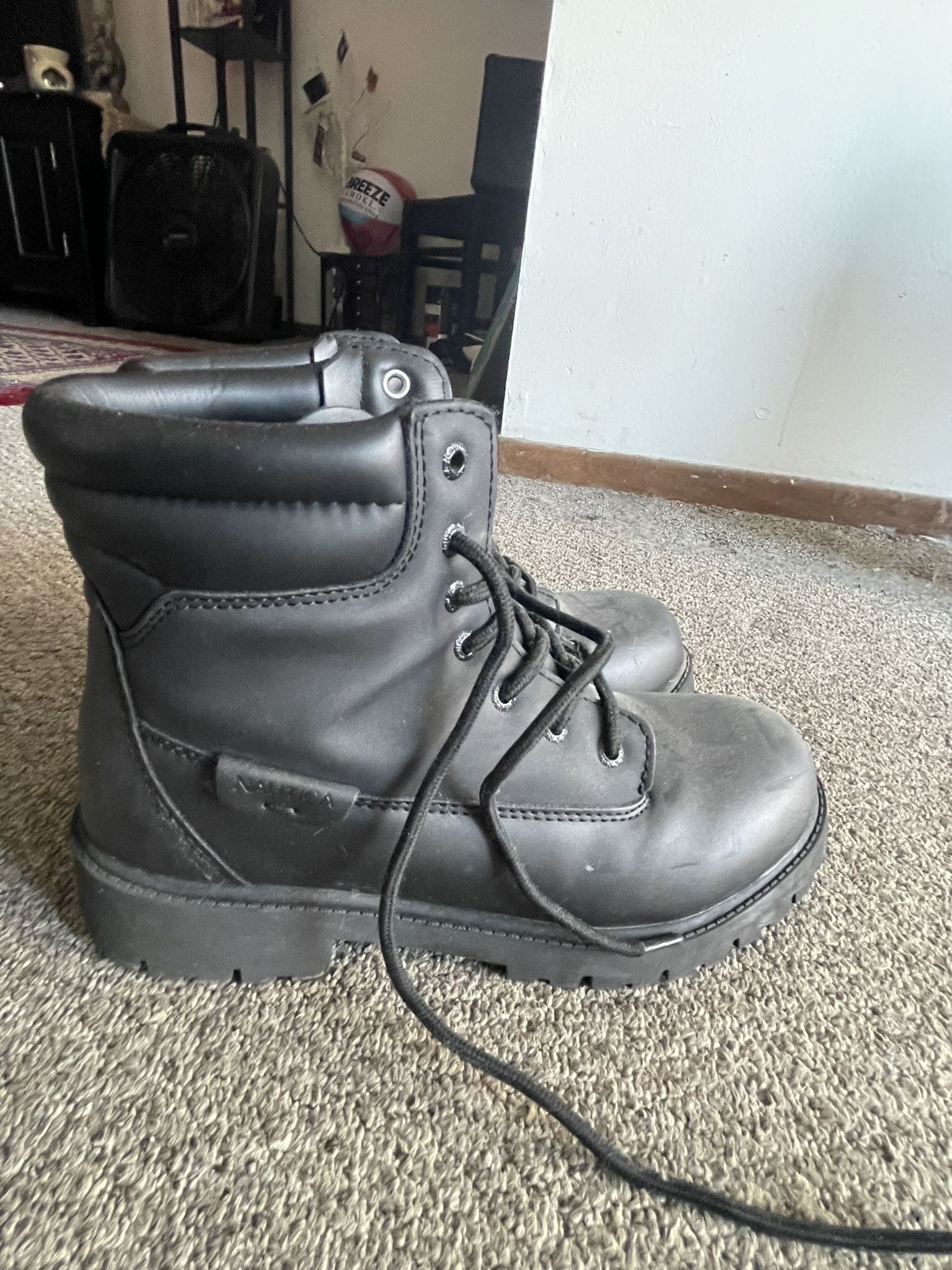 nautica boots black 8.5
