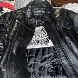 Vintage Avirex Heavy Leather Jacket 