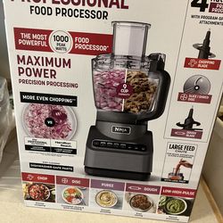 Food processor - ninja 9 cup, 1000 W - brand new, unopened box currently selling at Kohl’s for $129.99