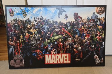 Marvel & DC Wall Art Canvas 