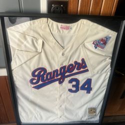 Mitchell & Ness Cooperstown Collection 1993 Rangers Nolan Ryan Jersey