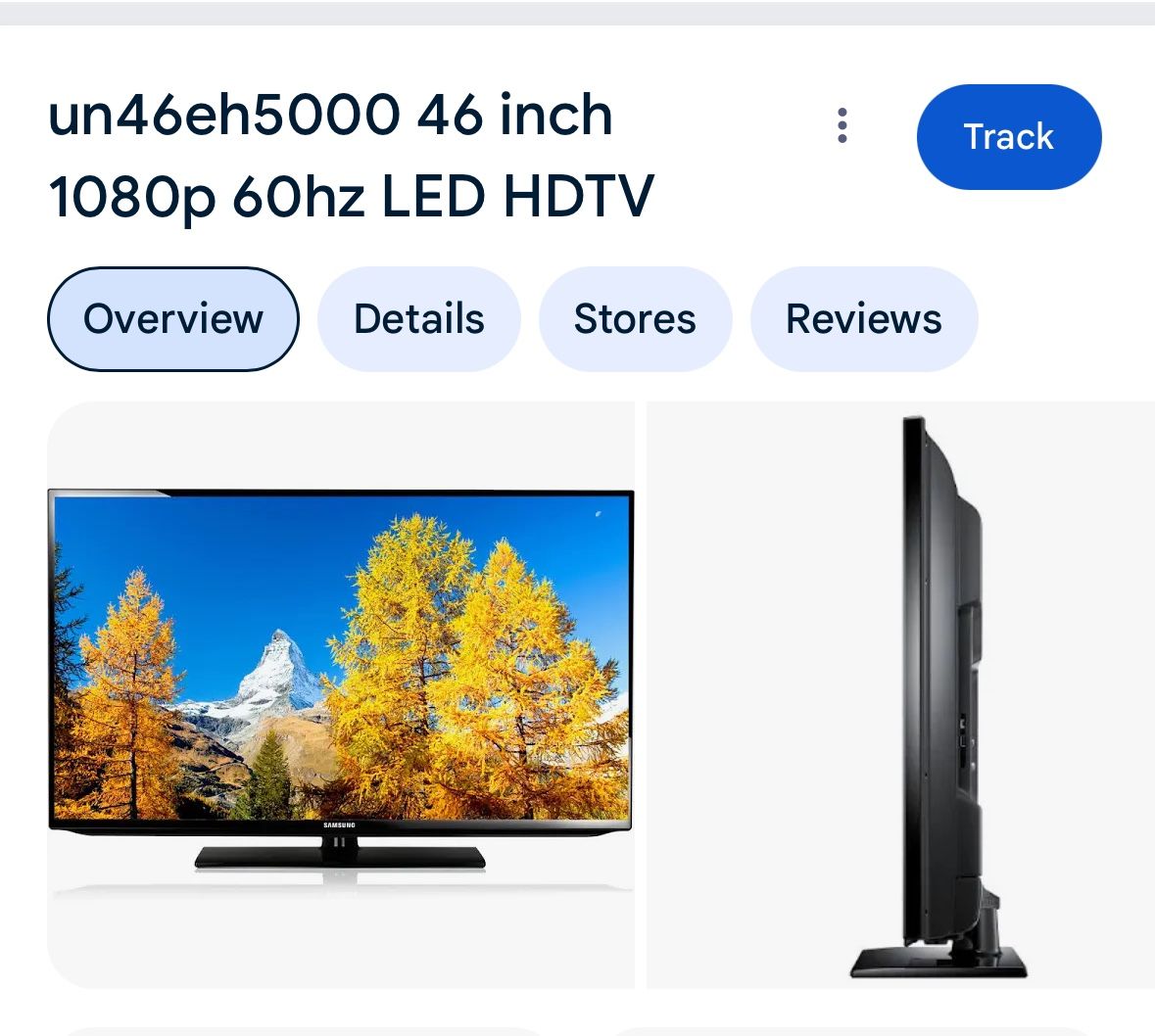 Samsung TV 46 In