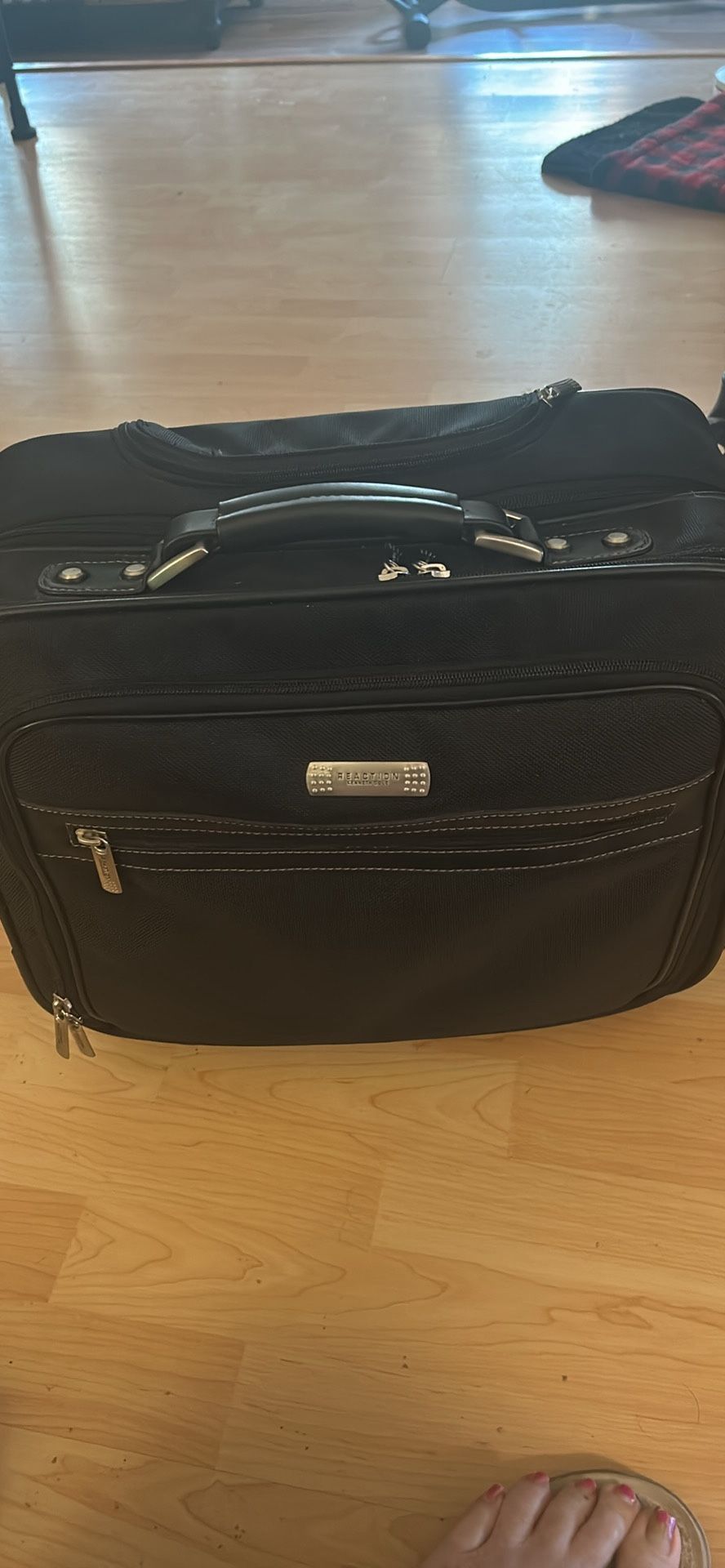 cary on bag pull along great for carry clothes laptop lots of compstments 
