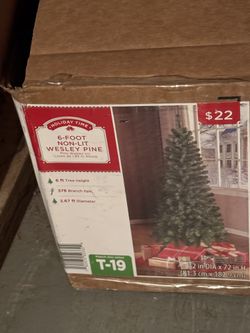 Two, 6ft. Faux Trees