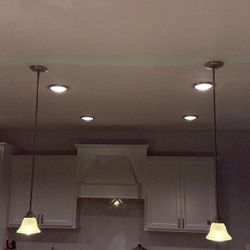 Two Pendant Lights 