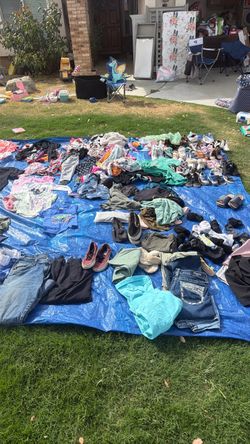Mixed Lot of Girl Clothing and Shoes-4T and below