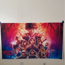 Stranger Things Backdrop Banner