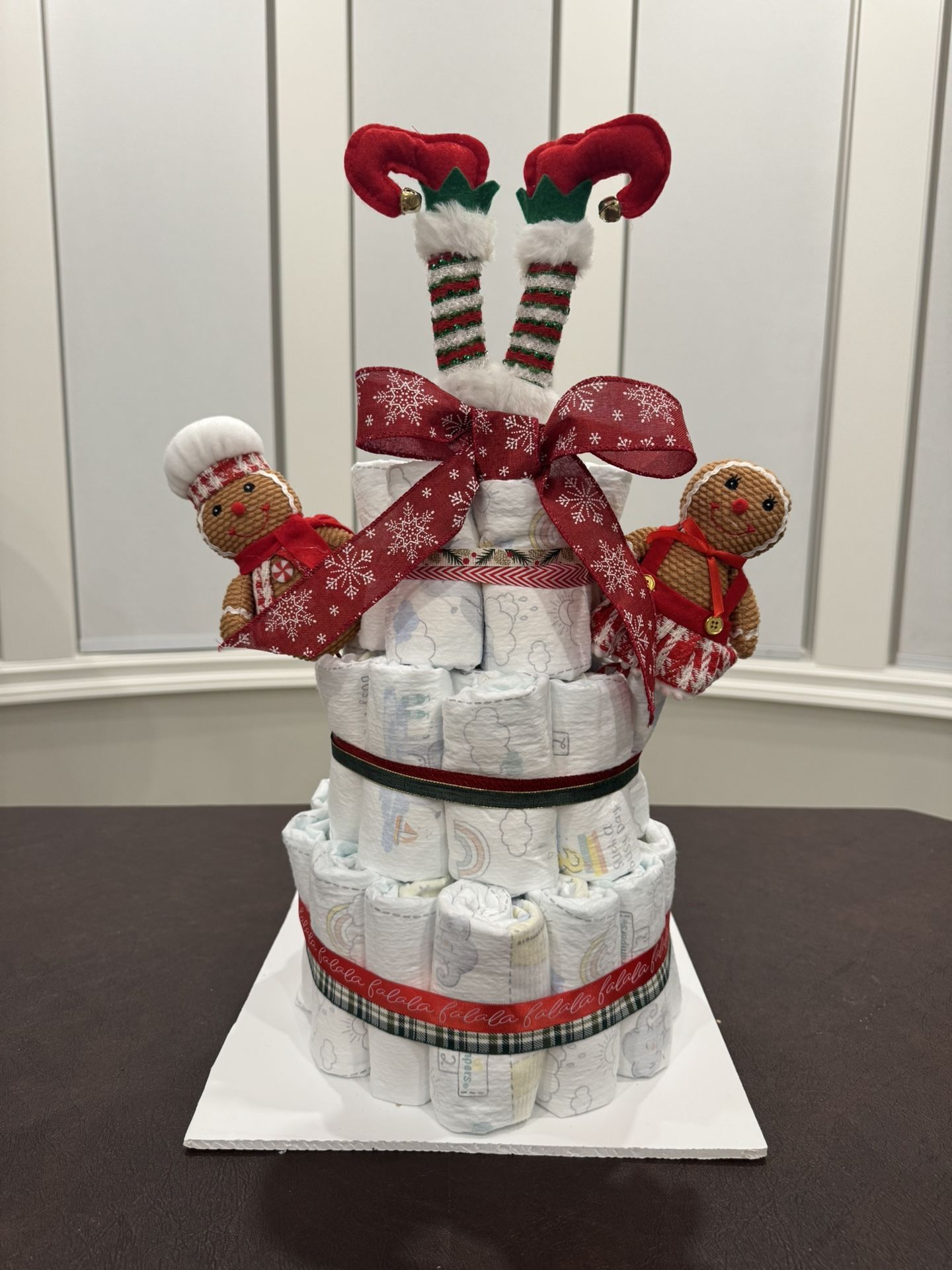 Xmas Diaper Cake