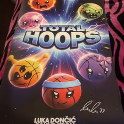 LUKA DONCIC signed poster