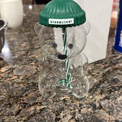 Barista Bear Cup (glass)