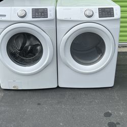 Samsung Stackable Set Gas Dryer And Washer