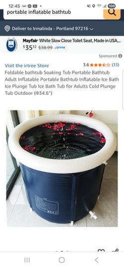 $40 obo Inflatabl Portabl BathTub NEW In Bx