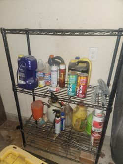 Black.metal Garage Storage Organizer