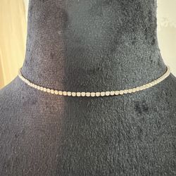 Zirconia Choker Necklace For Women