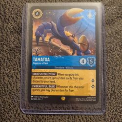 Lorcana Tomatoa Happy As A Clam Foil