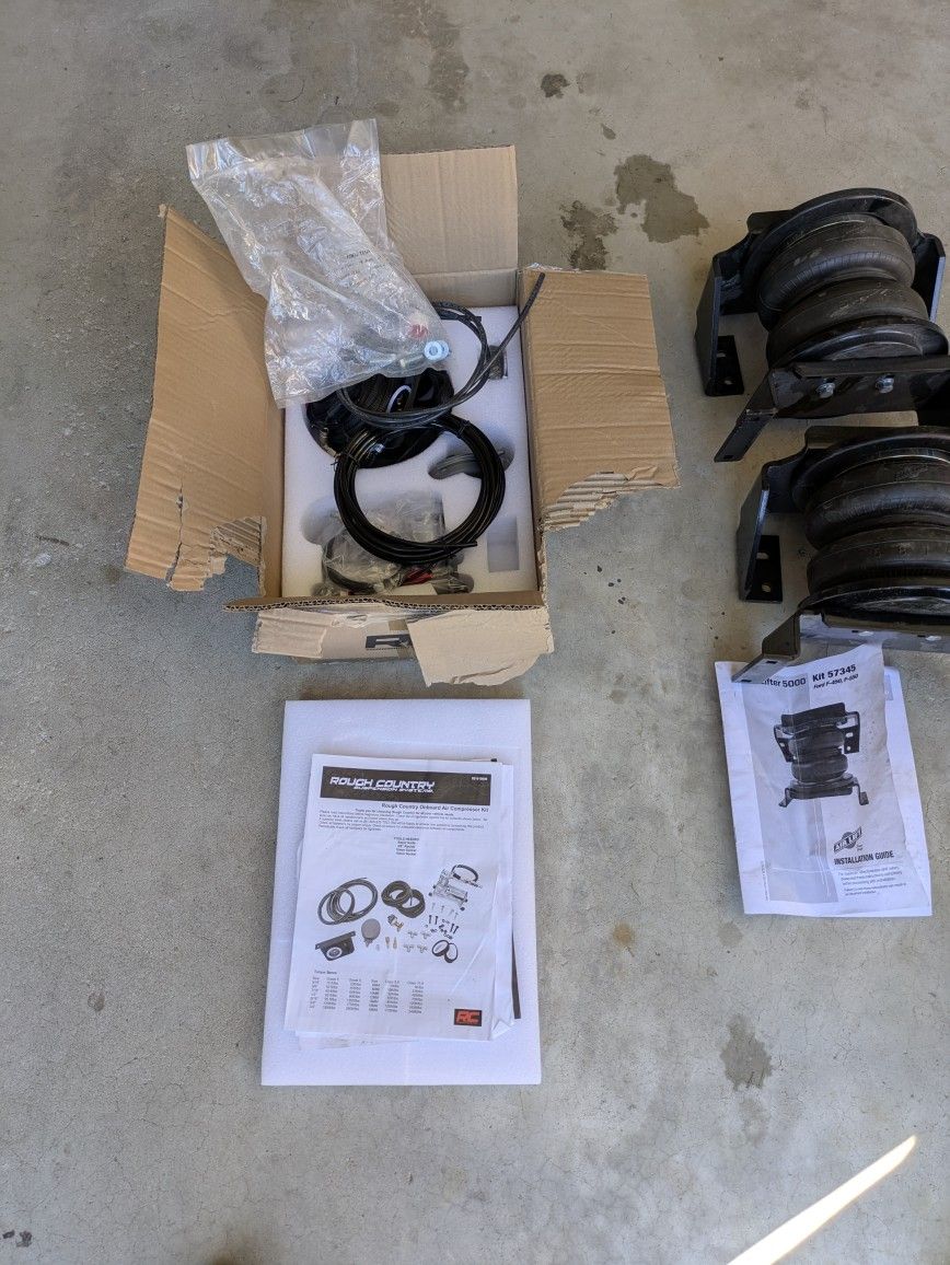 Helper Springs With Air Compressor 