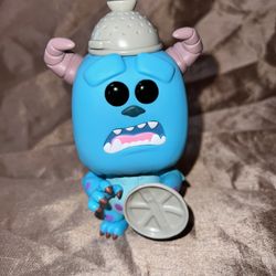 Funko Pop Monster Inc 1156 Sully With Trash Can Armor and strainer helmet monste