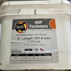 HDP 4" Fasteners (1000ct) 