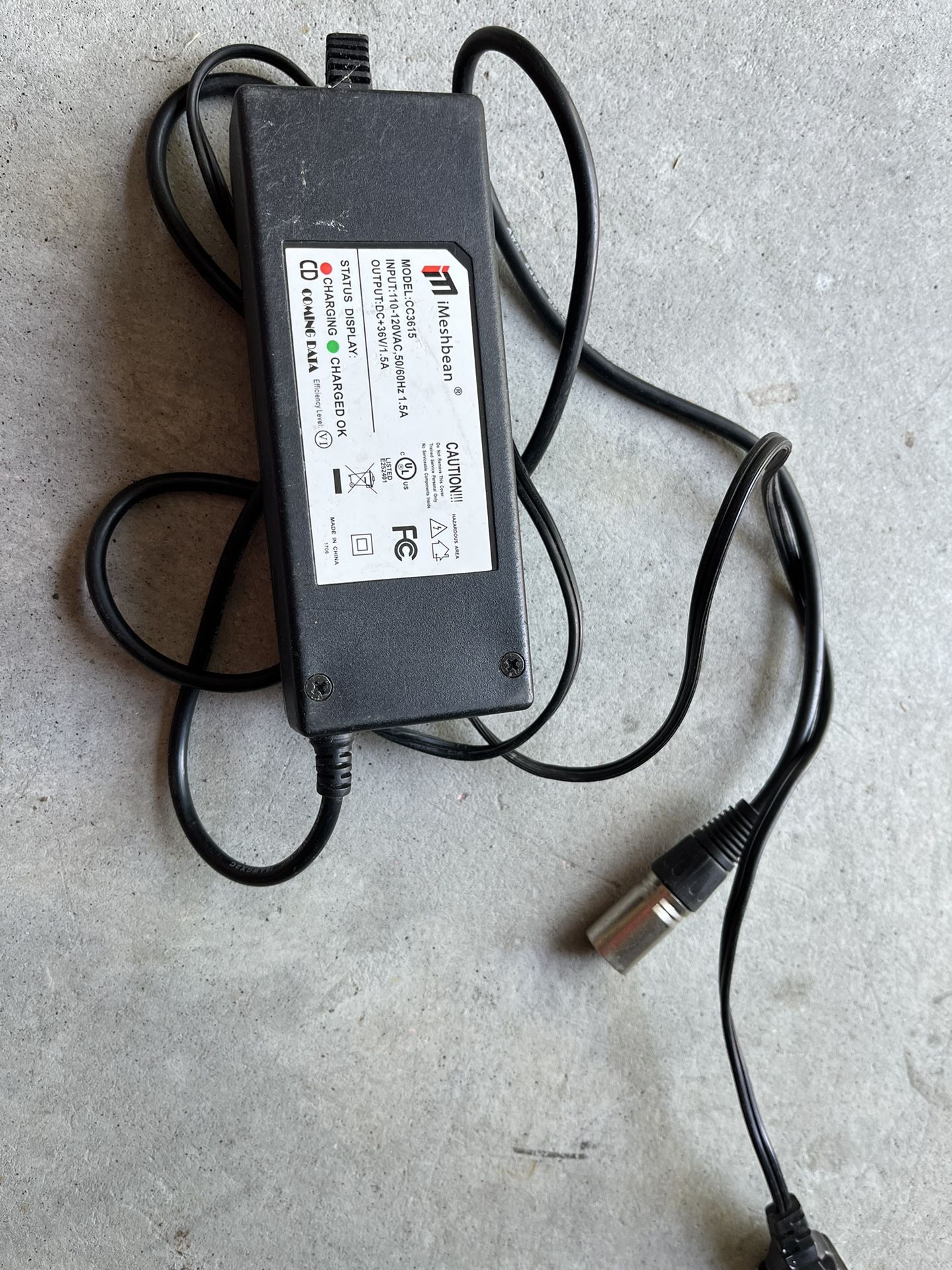 36V Razor E-bike Charger