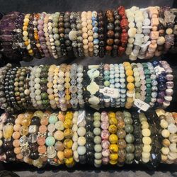 Costume, Semi Precious Stones, Bead Bracelets, And Necklaces