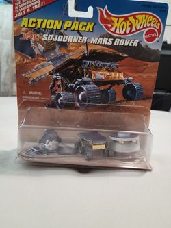 Rear Hotwheels Action Pack Jpl Sojourner Mars Rover