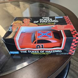 Vintage The Dukes of Hazzard General Lee remote control car.