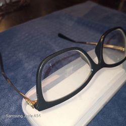 Women's Coach Eyeglasses Black And Gold Frames