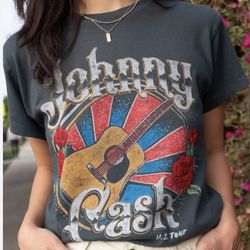 Daydreamer Johnny Cash Martin Guitar Tour Tee. Size L(pristine Condition)
