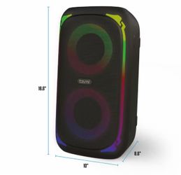 Tzumi Bluetooth Party Speaker with RGB Lights