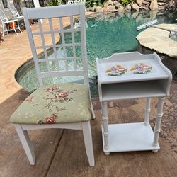 Accent Table & Chair