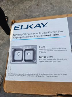 Sink Elkay double bowl