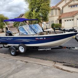 Crestliner 2013 Fish Hawk 1650..deep V