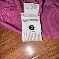Pink chrome hearts size medium