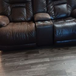  Electric Leather Recliner Love Seat  OBO