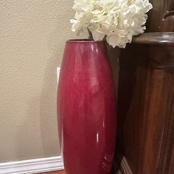 Red Vase 