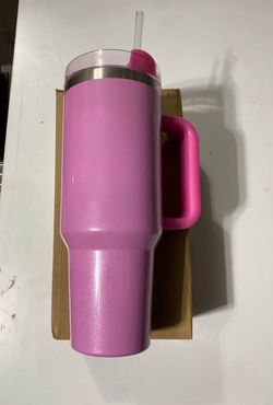 40oz hot pink thermal cup new and 24oz twinkerbell cup