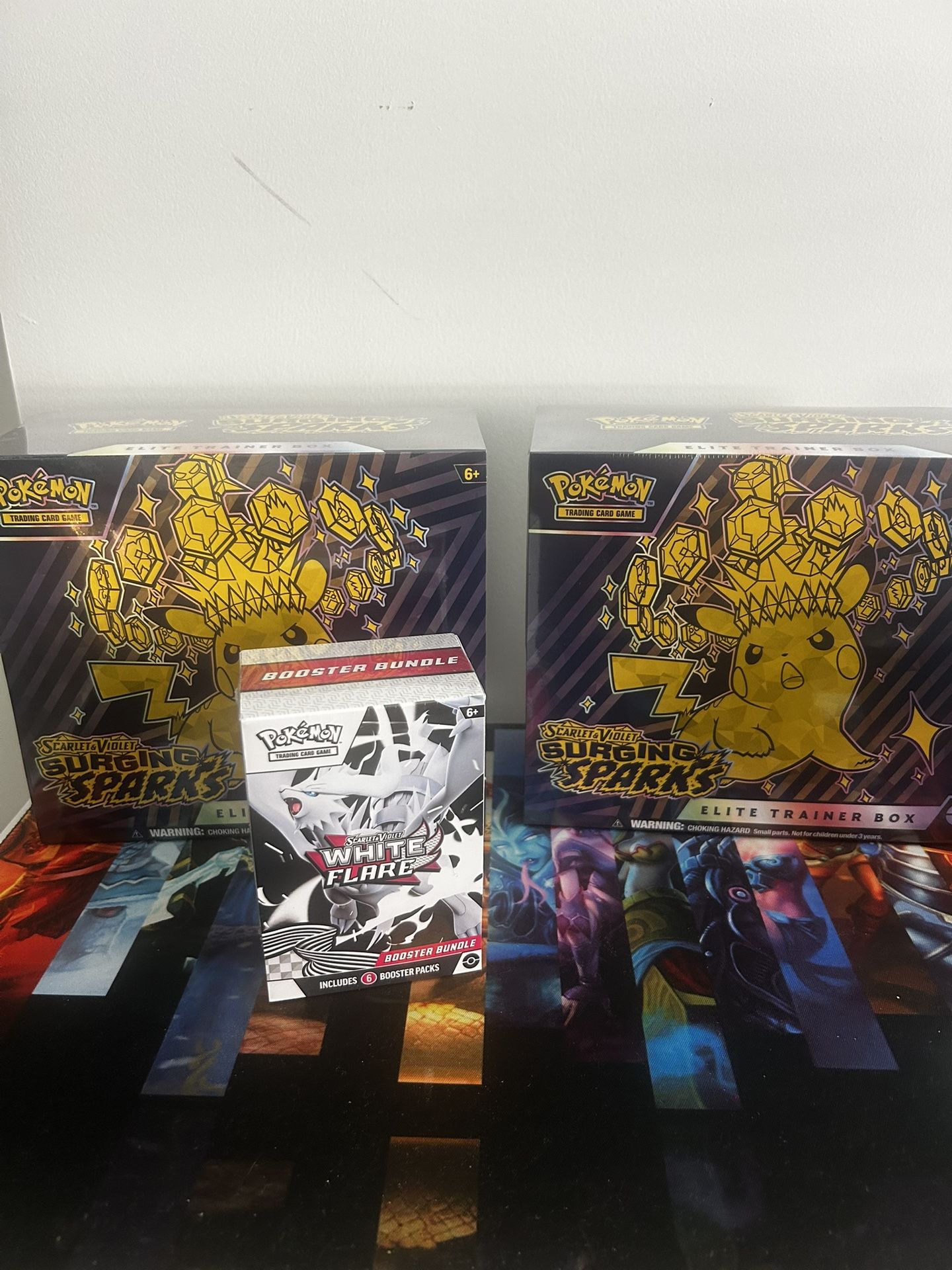 Surging Sparks 2 Clean No Rips And A Booster White Flare