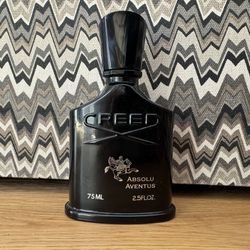 CREED ABSOLU AVENTUS EAU DE PARFUM SIZE 2.5 FL OZ 75ML LE USED ALMOST FULL