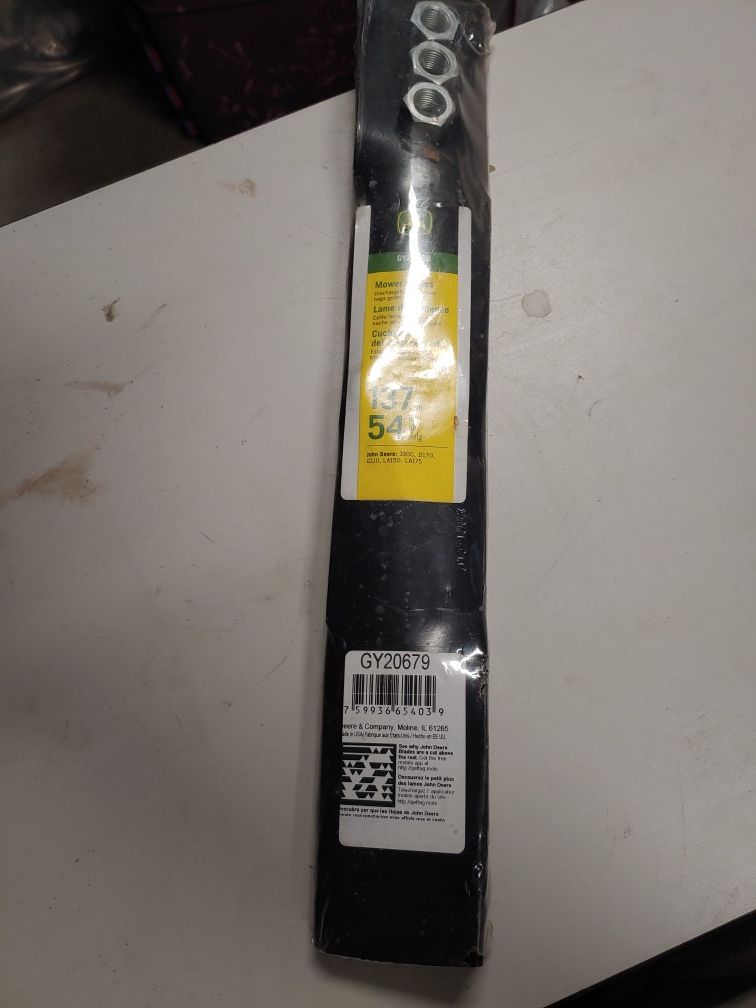 John Deere. 54 " mower blades New