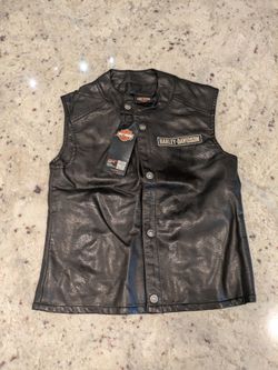 Boys Harley Davidson leather jacket
