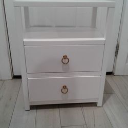 White Night Stand 20 W X  14 D X 26 H Inches 