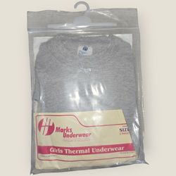 Marks Underwear Girls Waffle Thermal Fabric 2-piece Set Size 2T In Gray