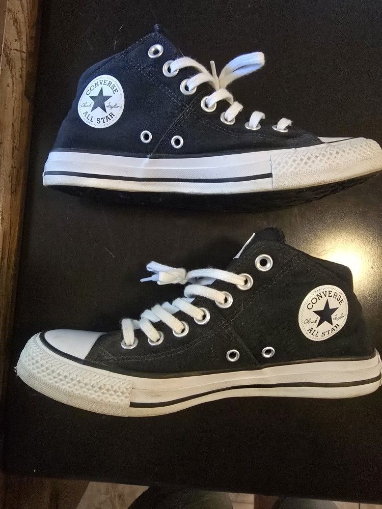 Converse Chuck Taylor All Star Madison Mid Black Women’s Size 8