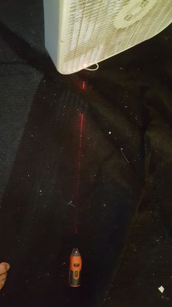 Laser with leveler.dont know brand .const.