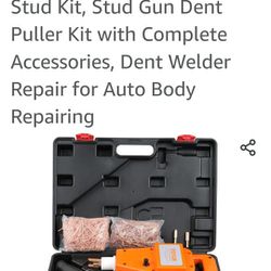 VEVOR Stud Welder Dent Repair Kit, 1600A Stud Welder Kit, 800VA Spot Welder Stud, 110V Welder Stud Kit, Stud Gun Dent Puller Kit With Complete Accesso